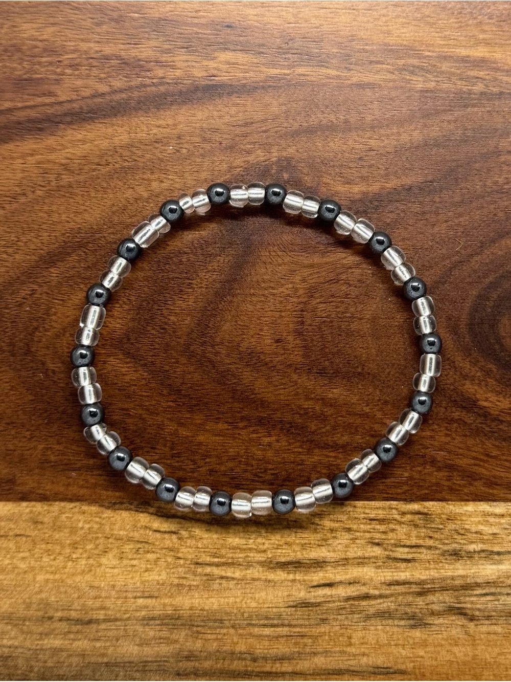 ✨ Handmade Hematite Stretch Bracelet ✨
